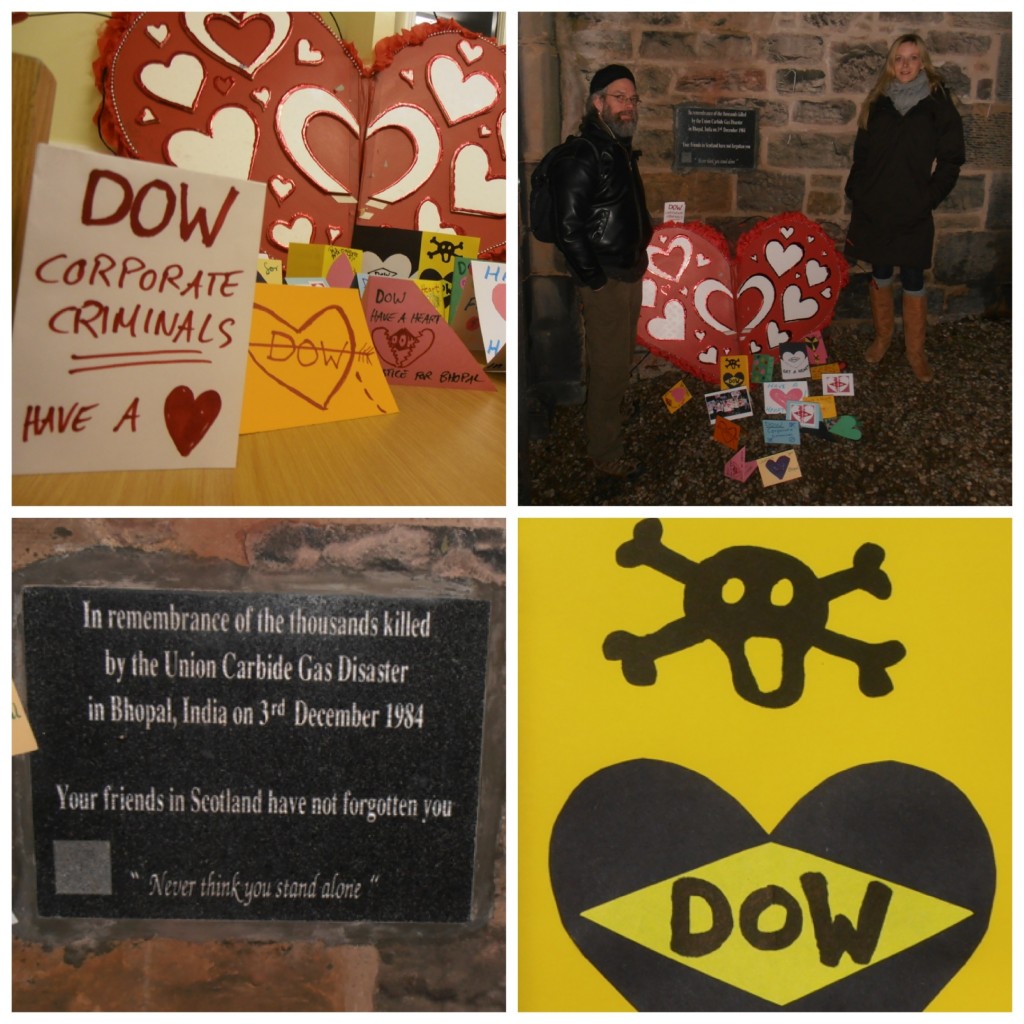 Bhopal gas disaster 28th anniversary Scottish Friends of Bhopal memorial Grey Friars Kirk Edinburgh